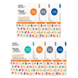 Wagg & Purr® Imidacloprid Moxidectin Spot On Dogs pack images