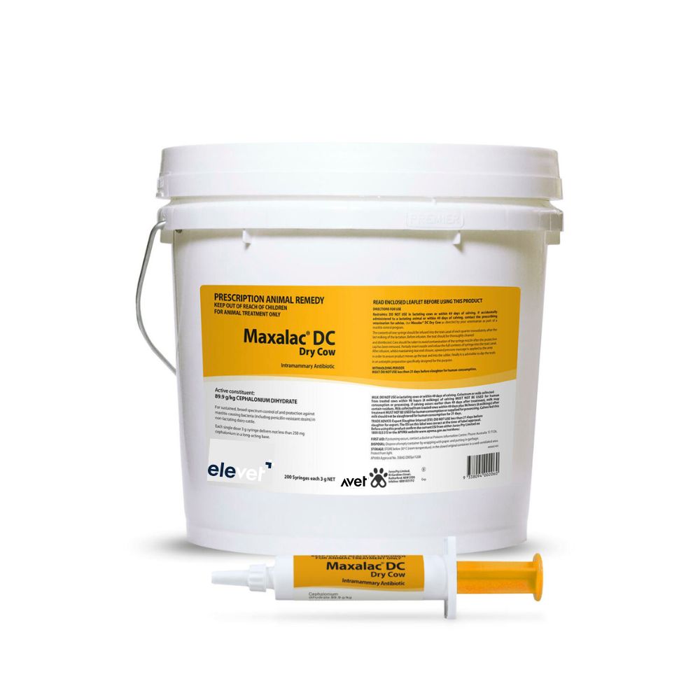 elevet+ Maxalac DC Intramammary Antibiotic Pack image