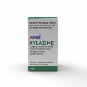 AVET Xylazine 100 mg/mL Analgesic, Sedative and Muscle Relaxant Injection for Horses