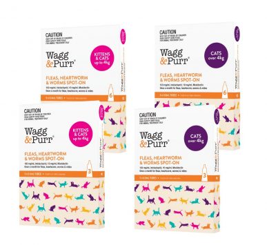 Wagg & Purr® Imidacloprid Moxidectin Spot On Cats pack images