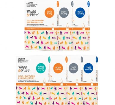 Wagg & Purr® Imidacloprid Moxidectin Spot On Dogs pack images